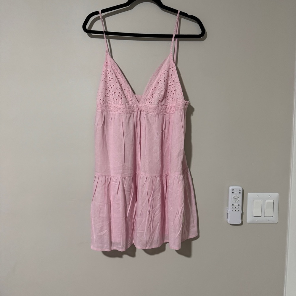 Princess Polly Nicoletta Mini Dress Light Pink Size 8 - Picture 3 of 8